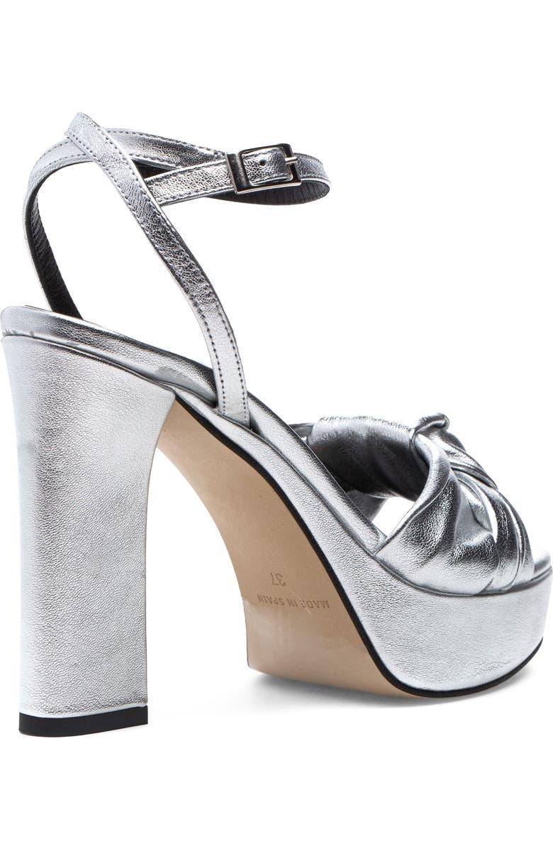 275 Central Miles Ankle Strap Platform Sandal, Alternate, color, Silver