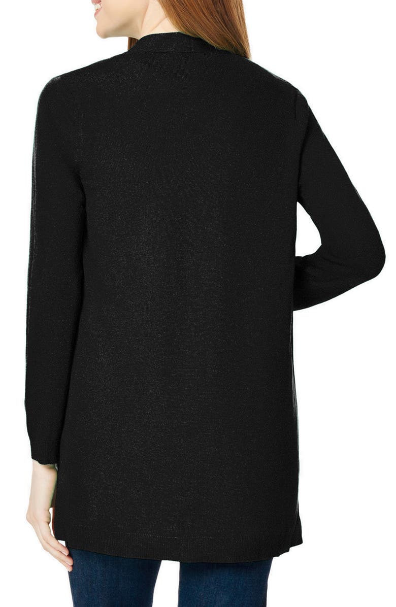 Jones New York Open Front Cardigan, Alternate, color, Jones Black