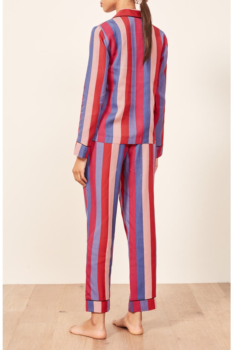 Stripe Pajamas, Alternate, color, DISCO STRIPE