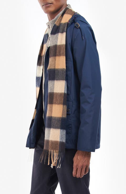 Plaid Lambswool Scarf