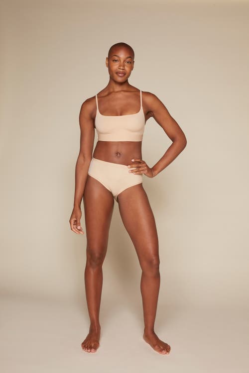Harper Wilde Bliss Scoop Bralette In Beige