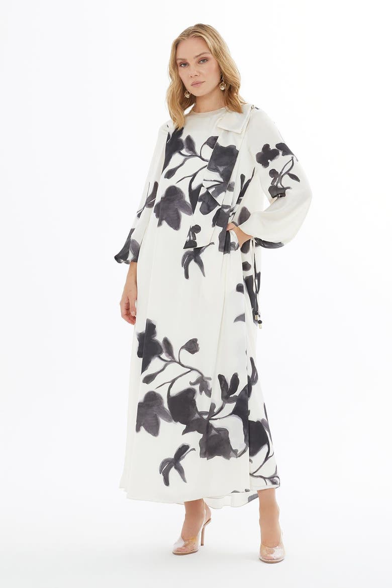 Ruffled Dress with Back Button Closure, Alternate, color, Black