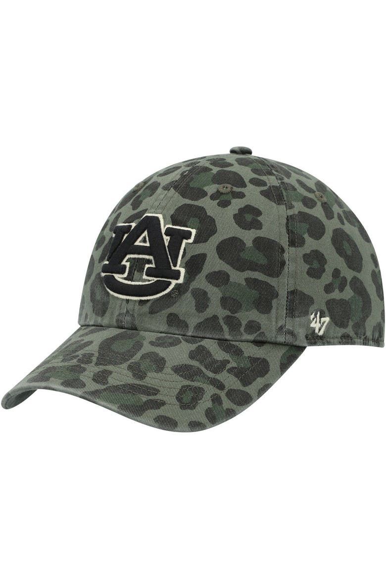 Women's '47 Green Auburn Tigers Bagheera Clean Up Adjustable Hat, Main, color, Green