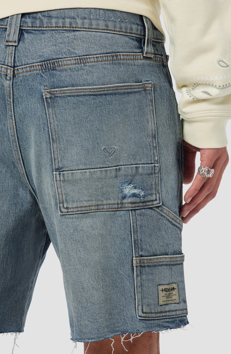 Hudson Jeans Denim Carpenter Shorts, Alternate, color, 