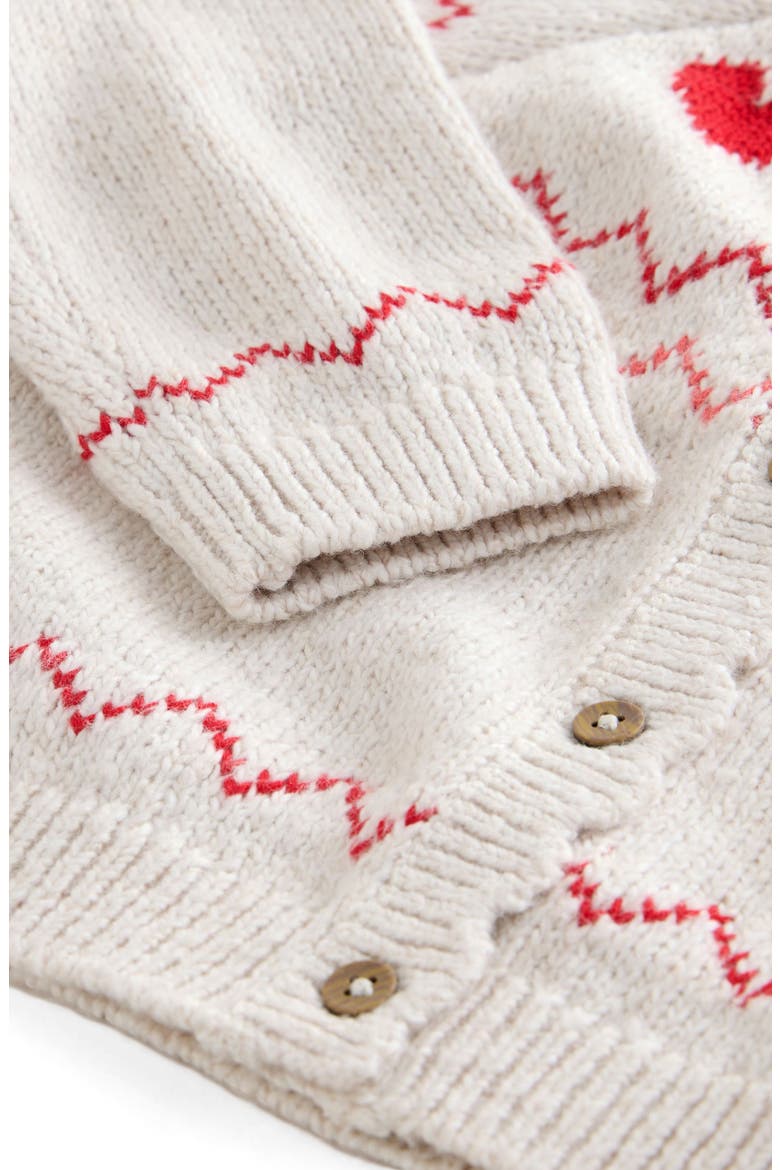 Kids' Argyle Stitch Cardigan, Alternate, color, NEUTRAL