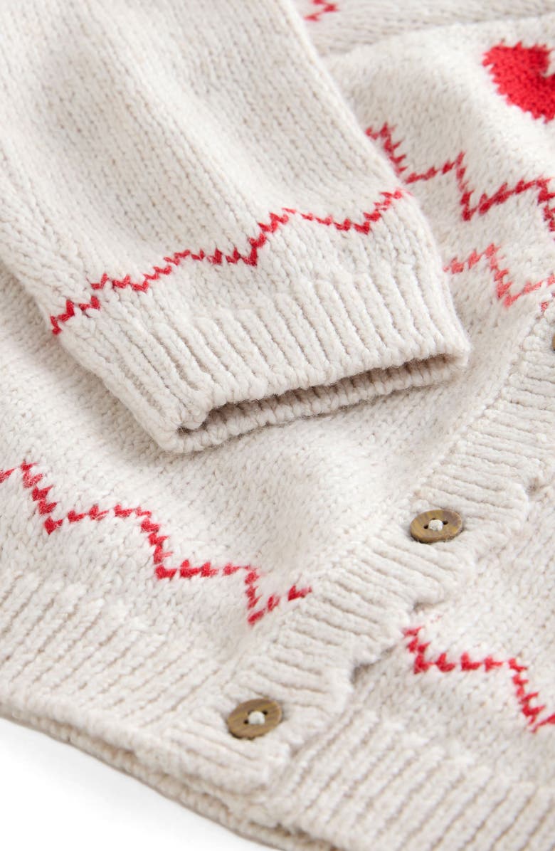 NEXT Kids' Argyle Stitch Cardigan, Alternate, color, Neutral