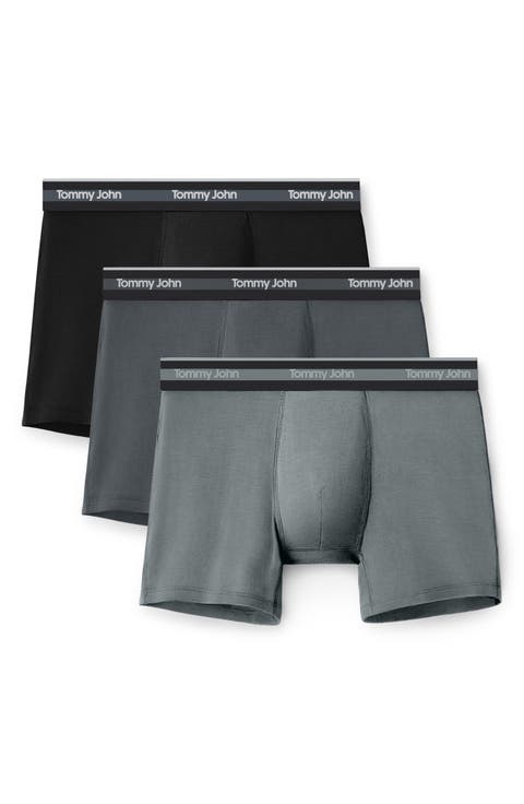 3-Pack Comfort Micro 4-Inch Boxer Briefs