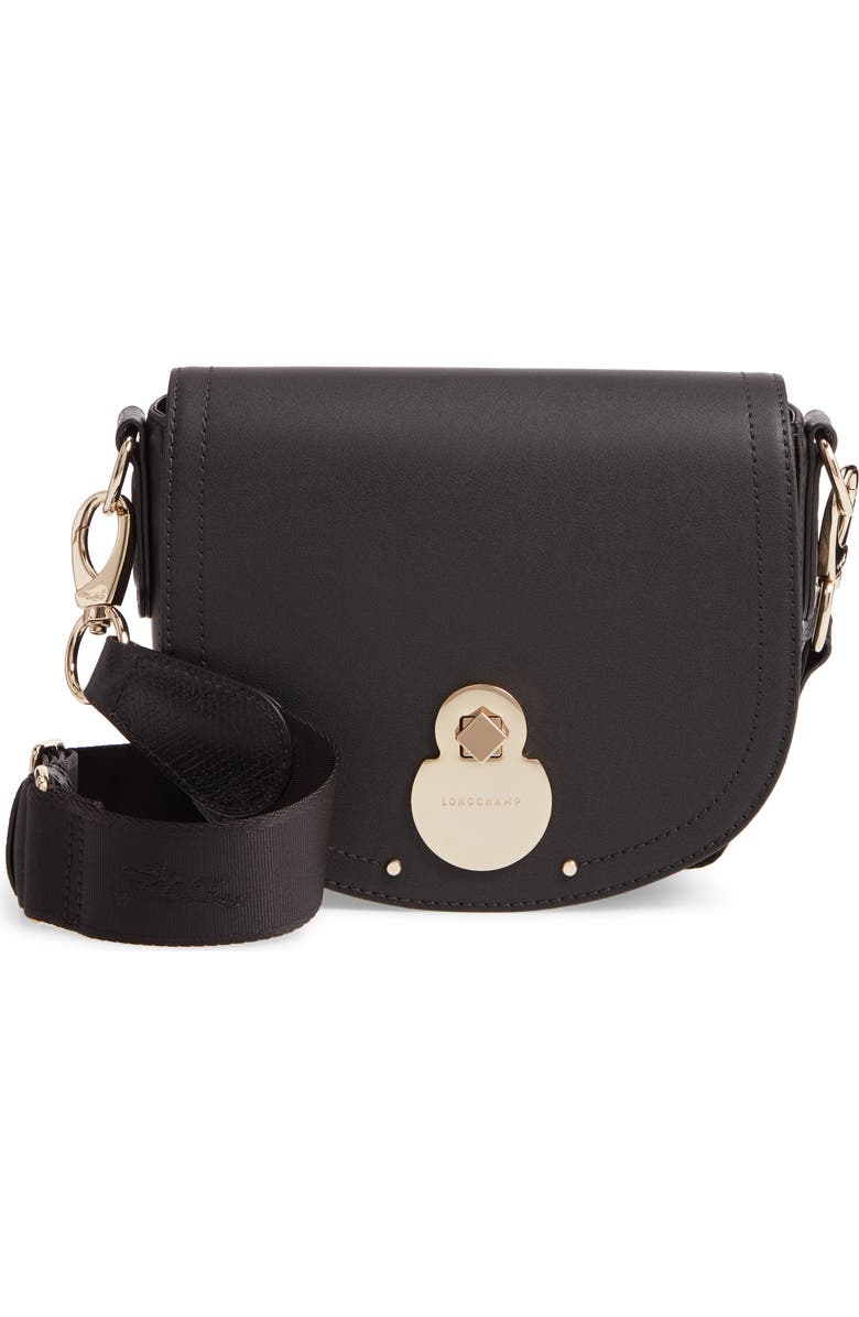 Longchamp Small Cavalcade Leather Crossbody Bag, Main, color,