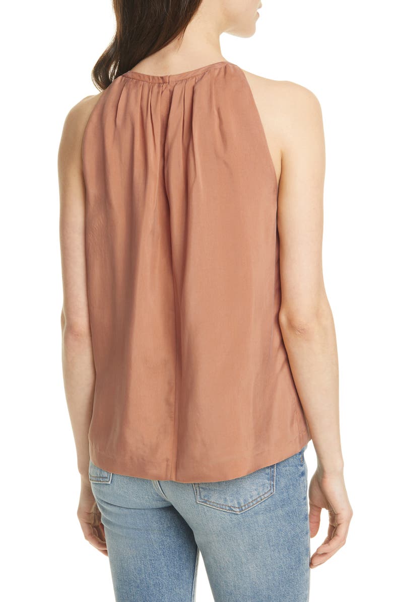 Club Monaco Pleat Neck Swing Top, Alternate, color, 