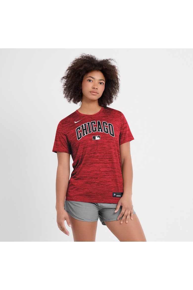 Women's Nike Red Chicago White Sox 2025 City Connect Authentic Collection Velocity Performance T-Shirt, Alternate, color, Red
