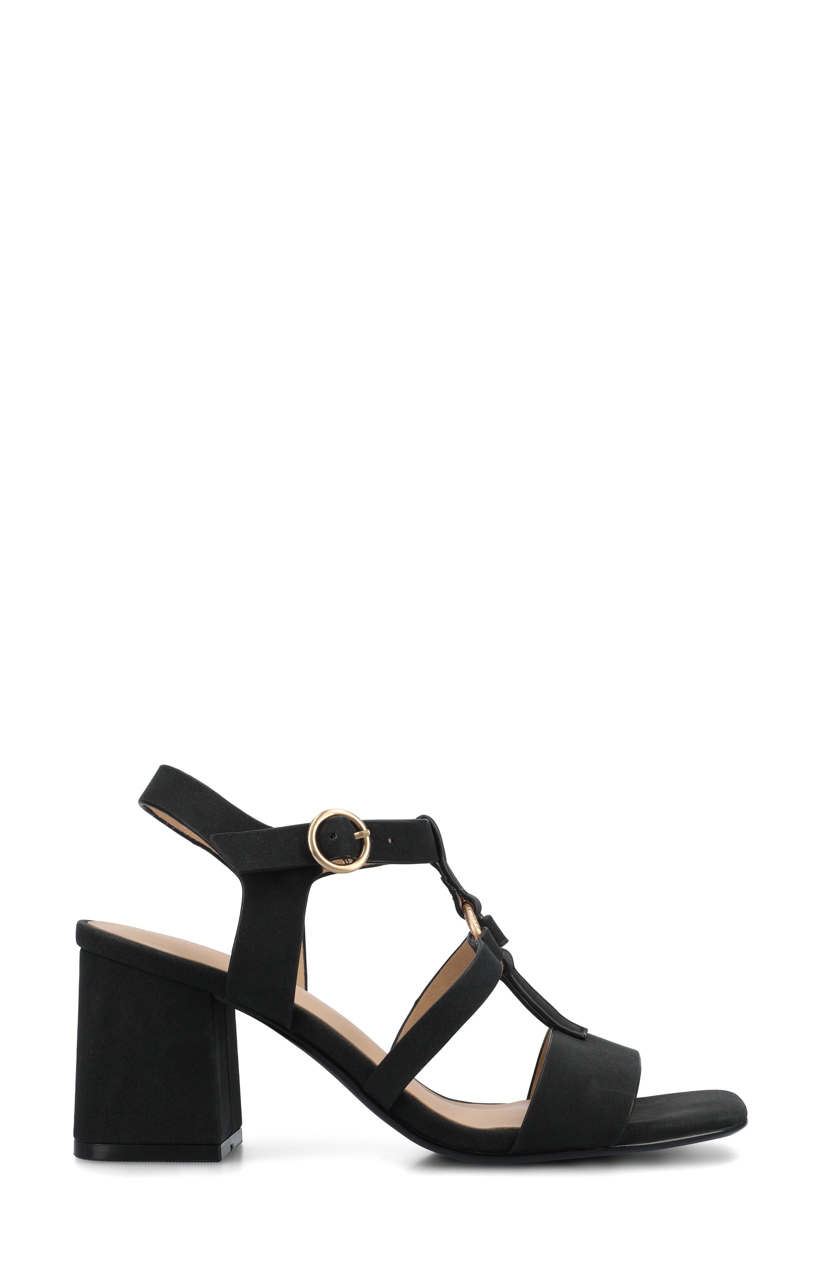 Journee Collection Marci Knotted Strap Loafer - Wide Width Available, Alternate, color, Black