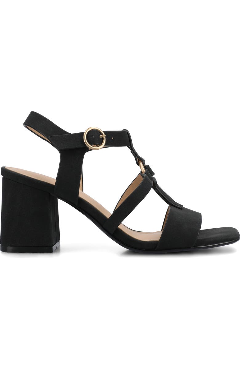 Journee Collection Marci Knotted Strap Loafer - Wide Width Available, Alternate, color, Black