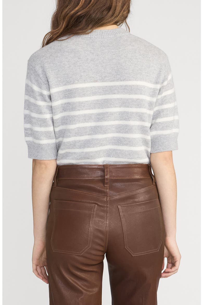 The Cashmere Easy Crew Sweater, Alternate, color, GREY MULTI