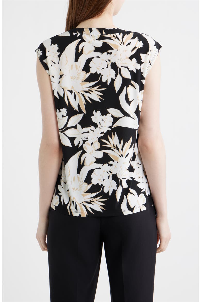 Tropical Floral Print Dolman Sleeve Top, Alternate, color, ANNE BLACK MULTI