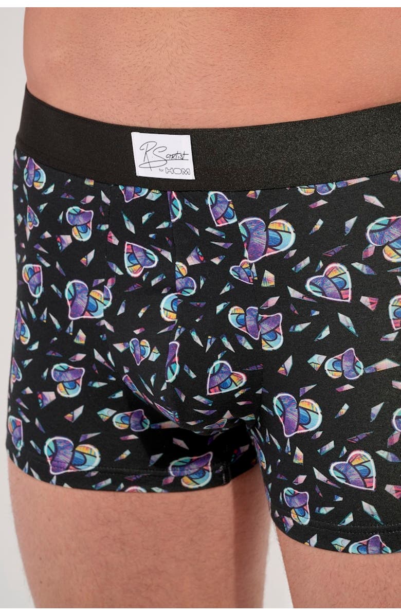 HOM Love Me Boxer Briefs, Alternate, color, Black Print