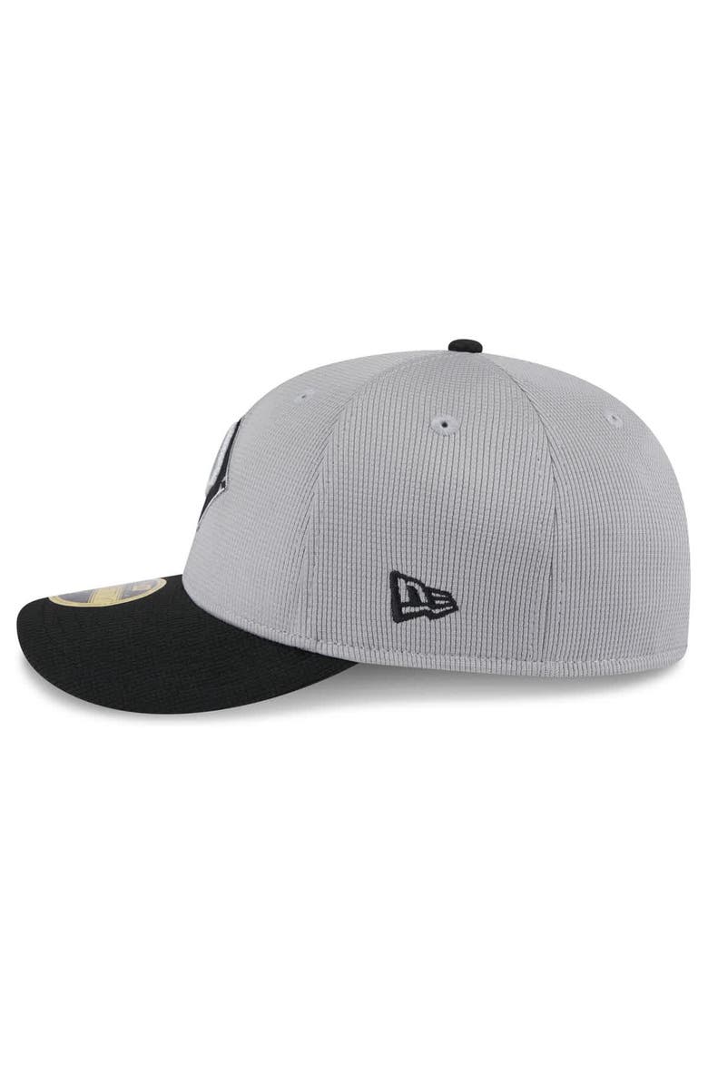 New Era Men's New Era Gray/Black Chicago White Sox 2025 Batting Practice Low Profile 59FIFTY Fitted Hat, Alternate, color, Gray