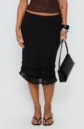 Princess Polly Clarabella Frill Midi Skirt