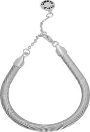 Vince Camuto Sleek Silver Double-Strand Bracelet