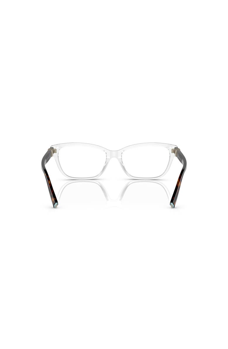 Tiffany & Co. 54mm Rectangle optical glasses, Alternate, color, Transparent