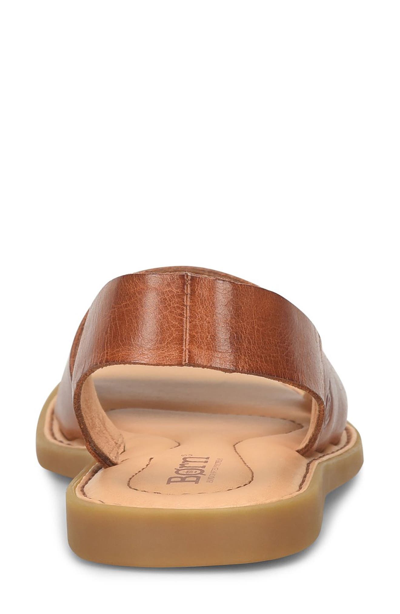 Meri Slingback Sandal, Alternate, color, BROWN LEATHER
