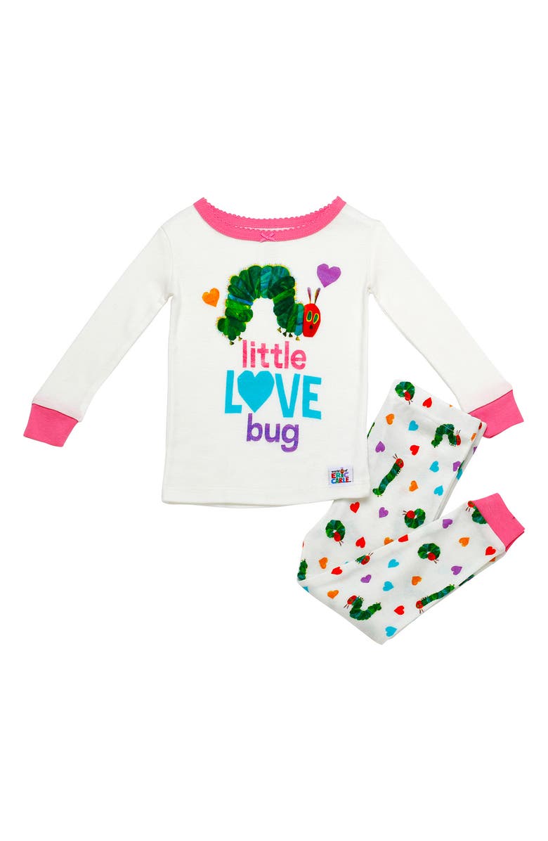 BABY STARTERS Kids' Very Hungry Caterpillar 2-Piece Pajamas, Main, color, Egret