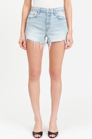 DAZE Troublemaker High Waist Denim Cutoff Shorts