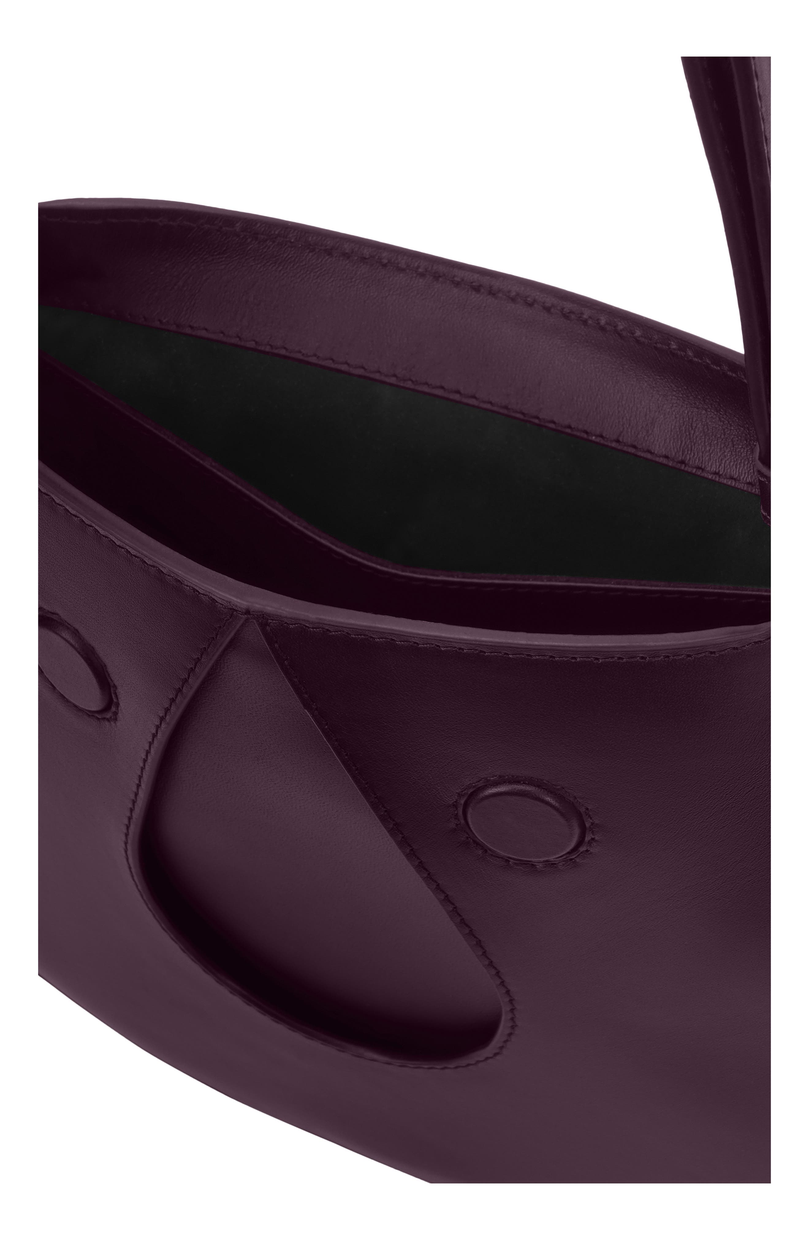 Nilde Leather Crossbody Bag, Alternate, color, CHERRY