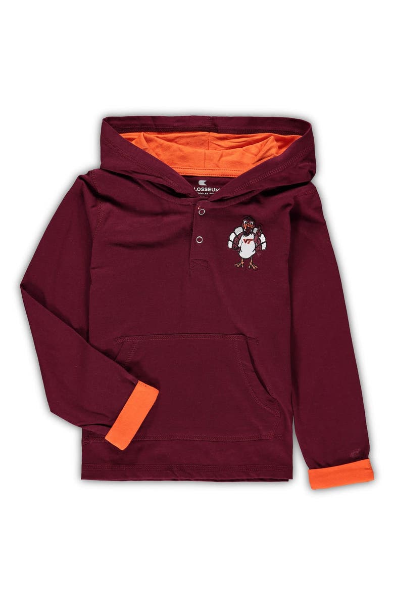 COLOSSEUM Toddler Colosseum Maroon/Heathered Gray Virginia Tech Hokies Poppies Hoodie and Sweatpants Set, Alternate, color, Maroon