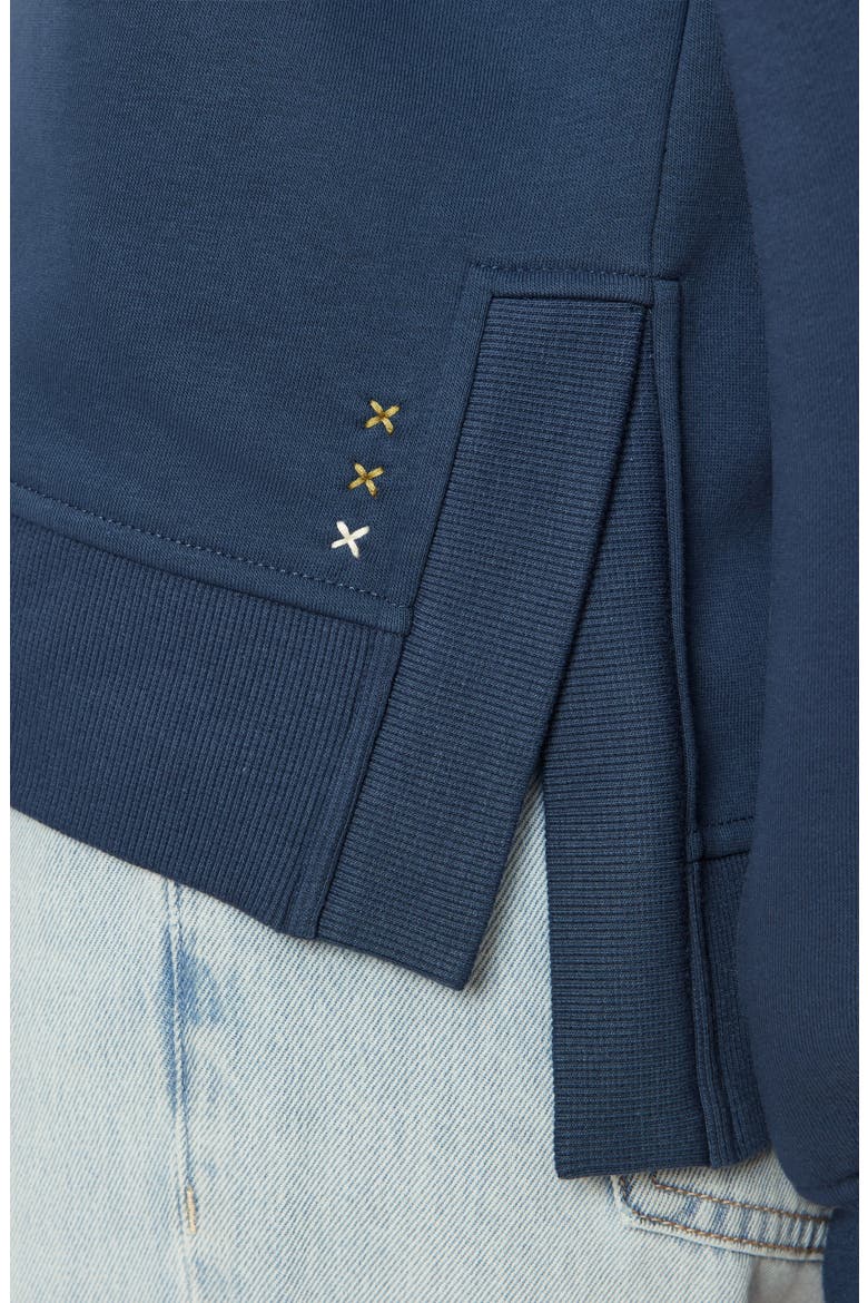 Oversize Side Vent Sweatshirt, Alternate, color, BIG DIPPER EMBELLISHED