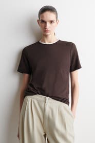 COS Crew-Neck Linen T-Shirt
