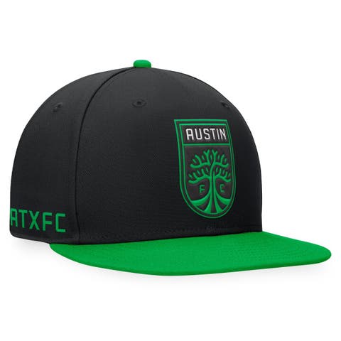 Men's Fanatics Branded Black/Green Austin FC Downtown Snapback Hat