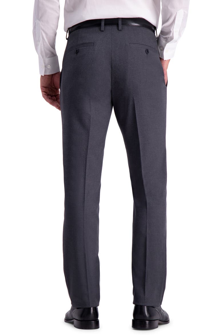 Reaction Shadow Check Slim Fit Dress Pants, Alternate, color, CHARCOAL