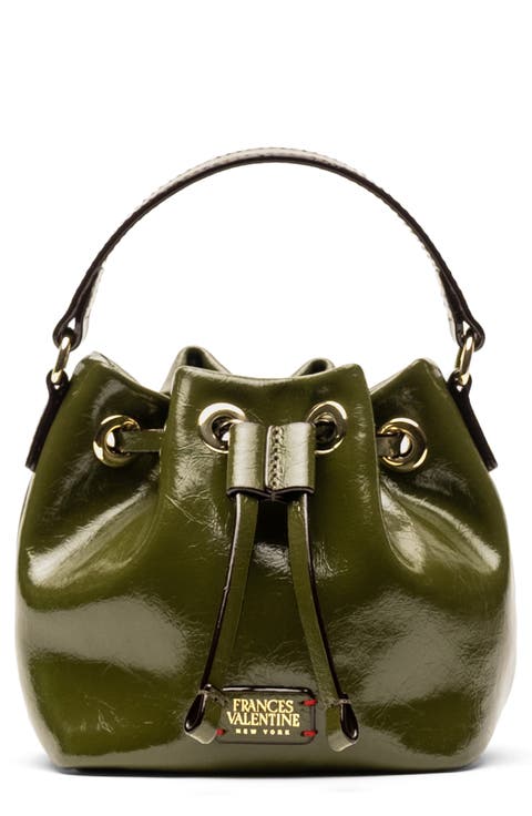 Minnie Leather Bucket Bag