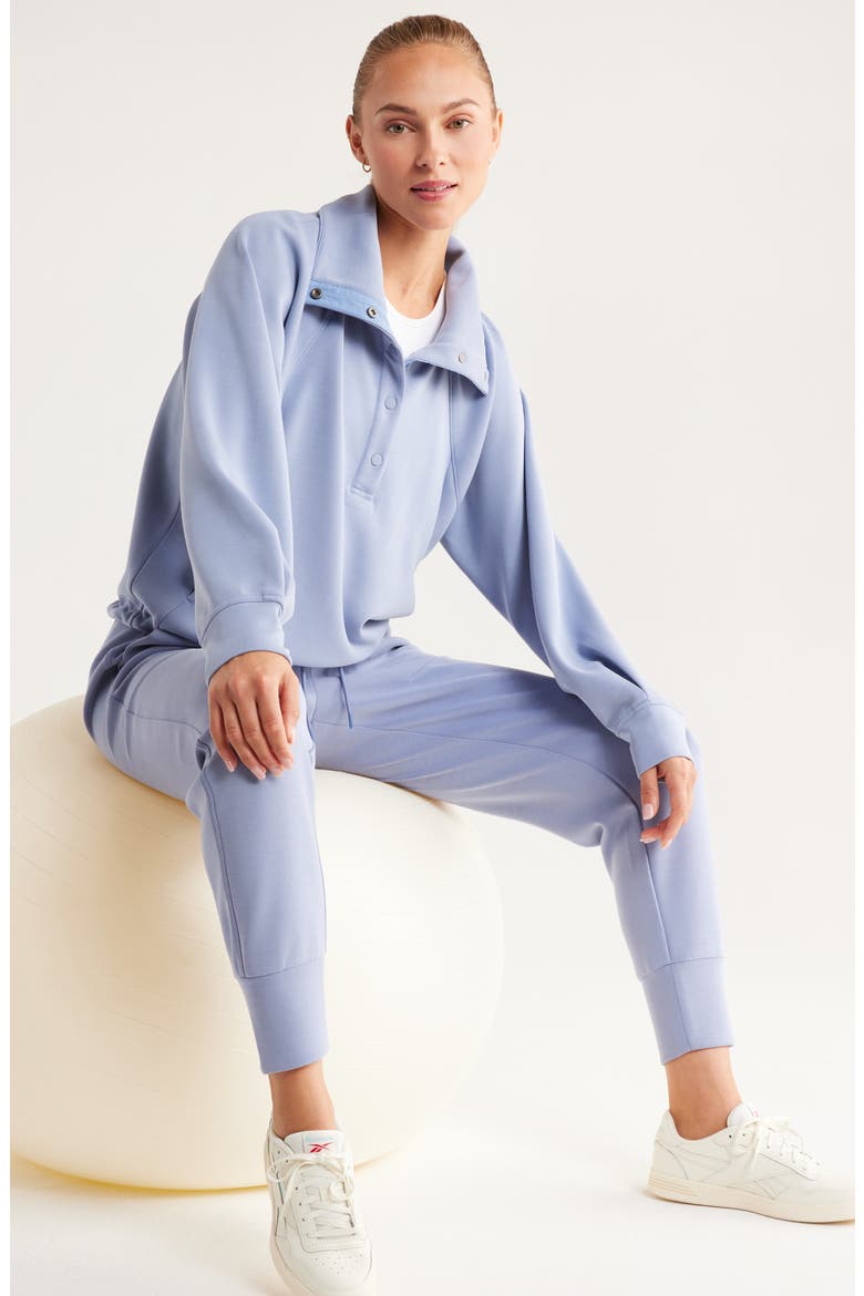 Soft Luxe High Waist Joggers, Alternate, color, BLUE TEMPEST