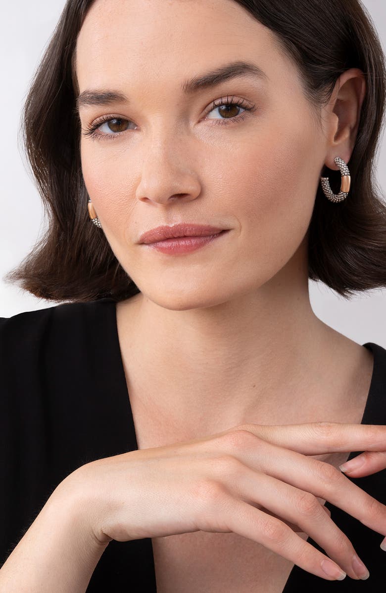 LAGOS High Bar Hoop Earrings, Alternate, color,