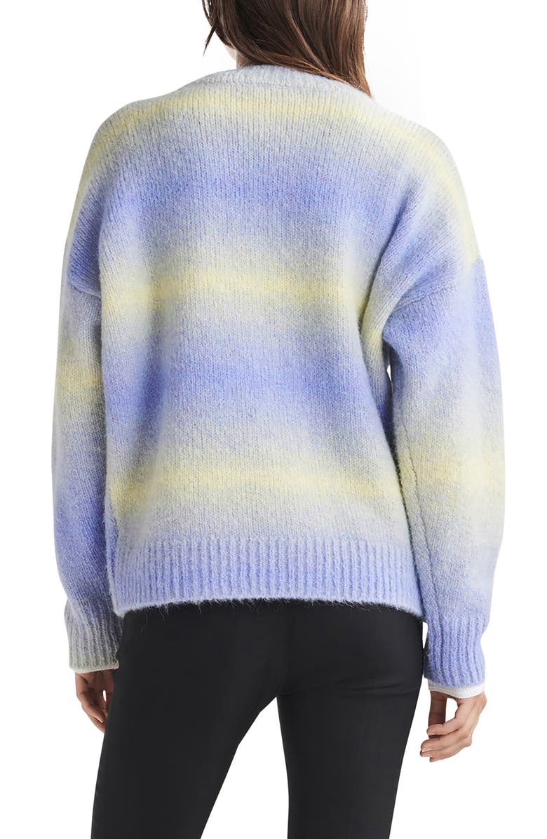 rag & bone Holly Ombré Stripe Alpaca Blend Sweater, Alternate, color, 