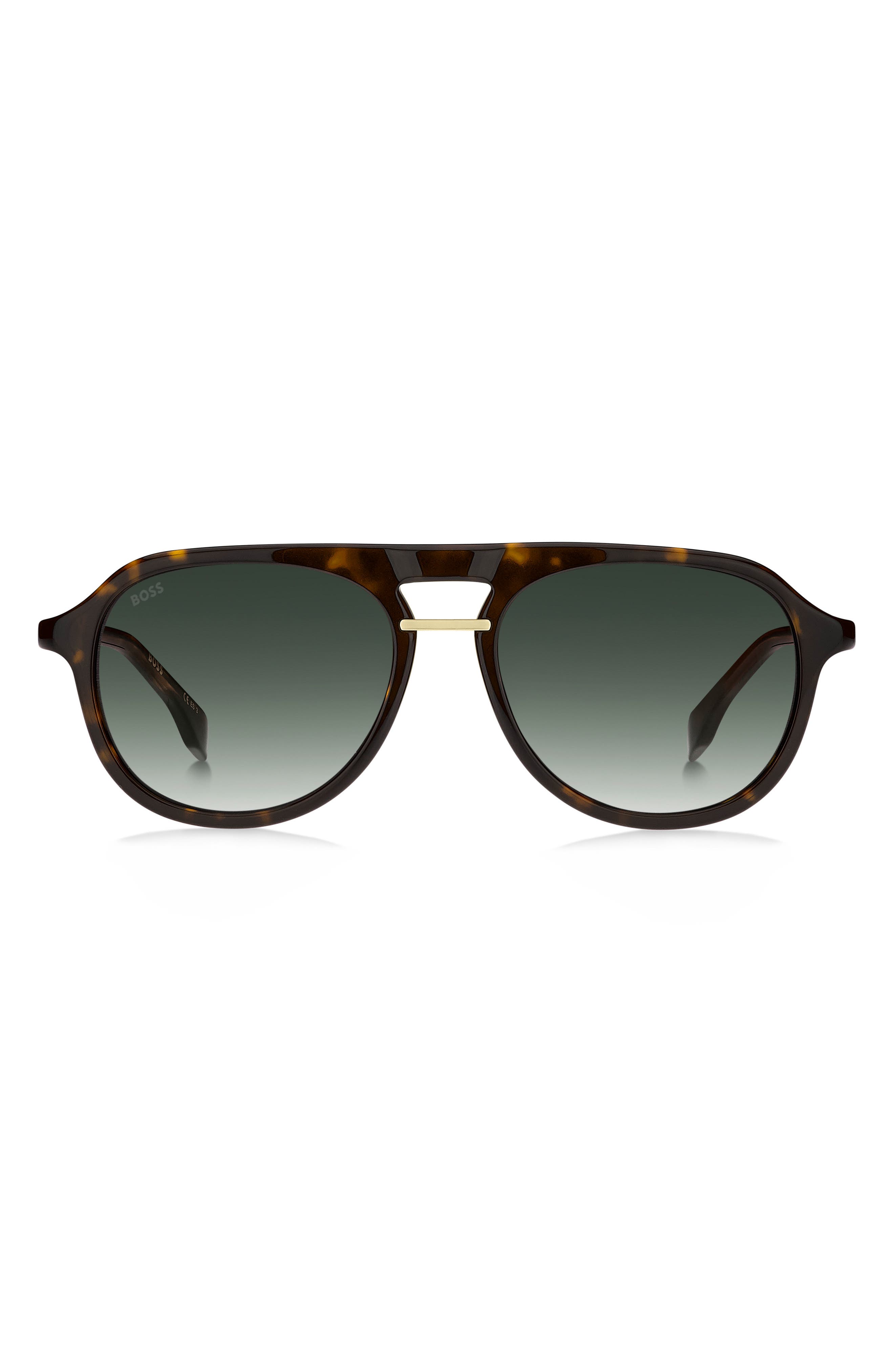 BOSS 54mm Gradient Pilot Sunglasses