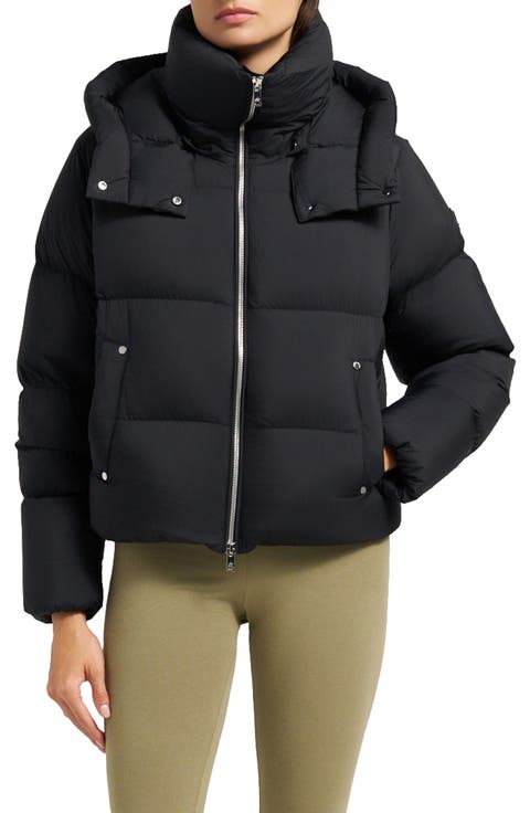 Belle Dune Water Repellent Down Puffer Jacket with Removable Hood