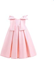 Tulleen Palermo Satin Bow Pleated Dress