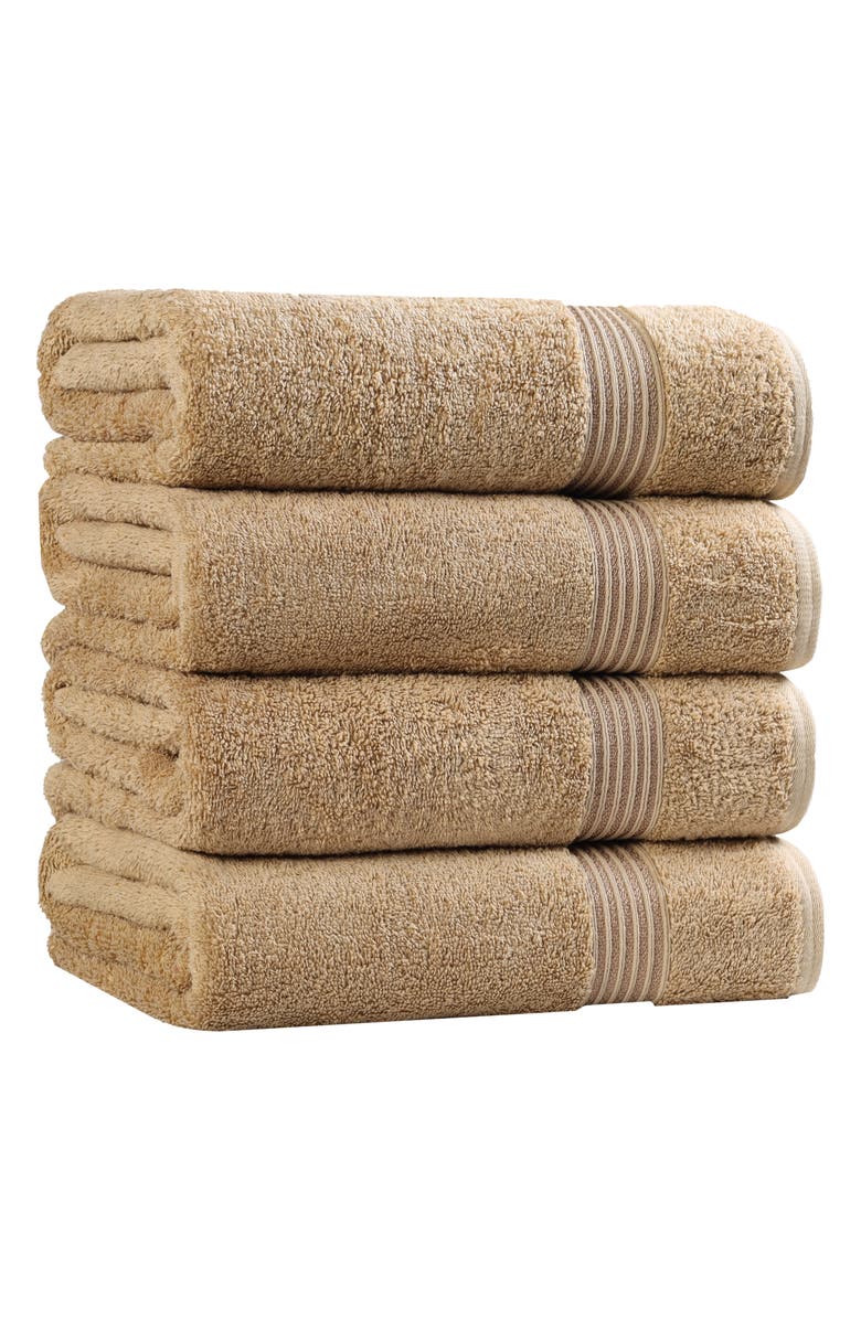 Superior 4-Pack Bath Towel Set, Main, color, Toast