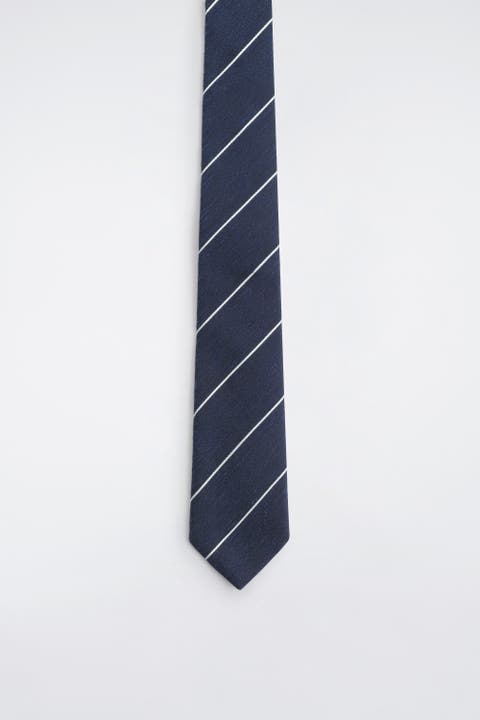 Striped Silk Tie