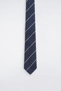 COS Striped Silk Tie