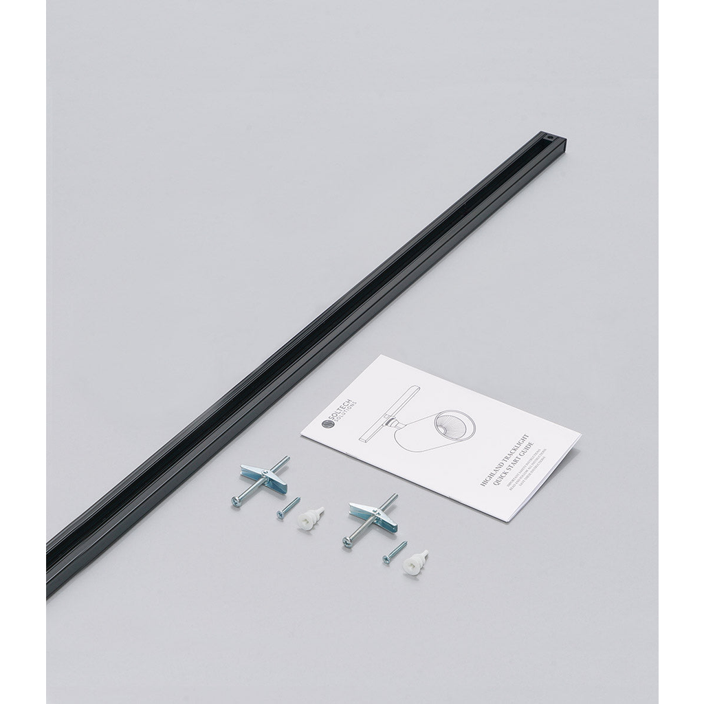 Soltech Highland Track Rail In Black