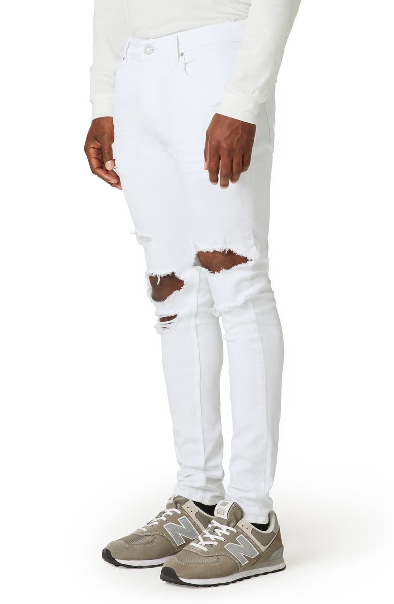 Hudson Jeans Zack Ripped Skinny Fit Jeans, Alternate, color,