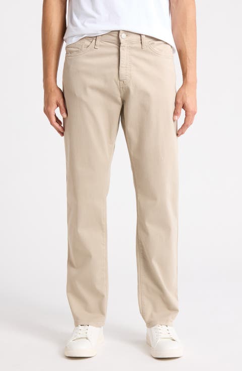 Zach Straight Leg Twill Pants