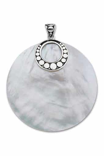 SAMUEL B. Sterling Silver Mother of Pearl Pendant