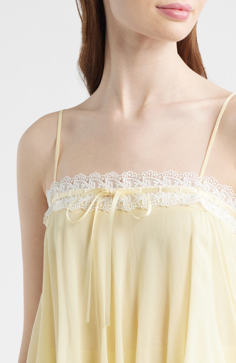 LoveShackFancy Cedra Layered Ruffle Dress, Alternate, color, 