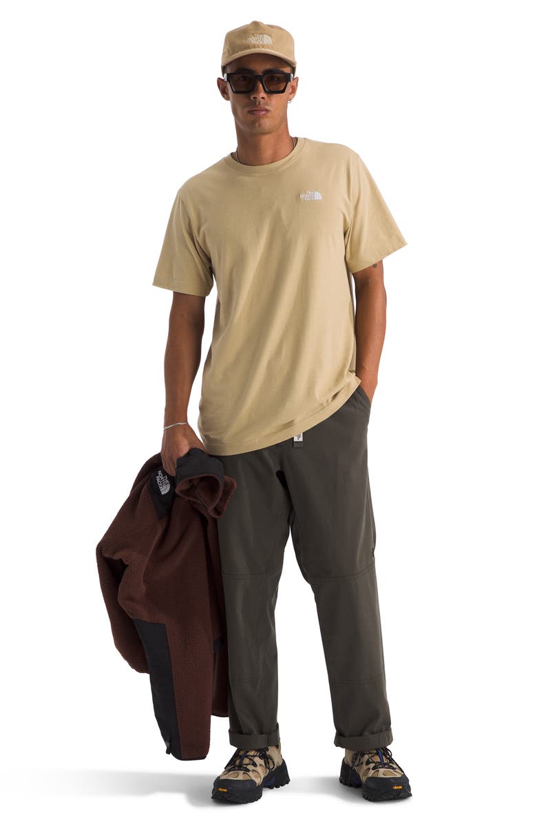 The North Face Evolution Simple Dome Cotton T-Shirt, Alternate, color, Khaki Stone