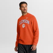 Nike Men's Nike Orange Clemson Tigers Arch Pullover Sweatshirt