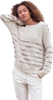 Celtic & Co. Drop Stitch Breton Sweater